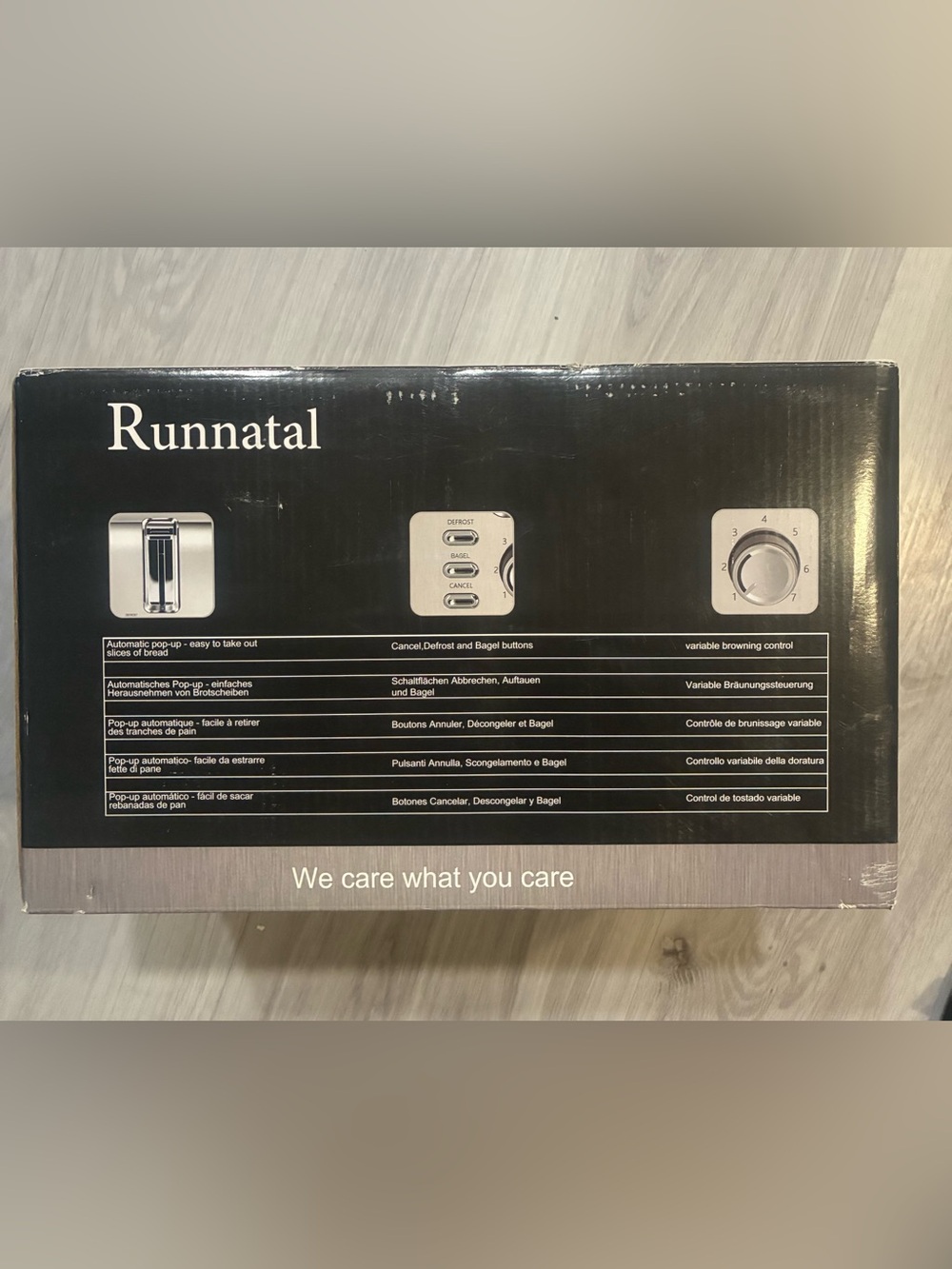 New Runnatal Branded Box - White with Black Logo‎ - Picture 3 of 3